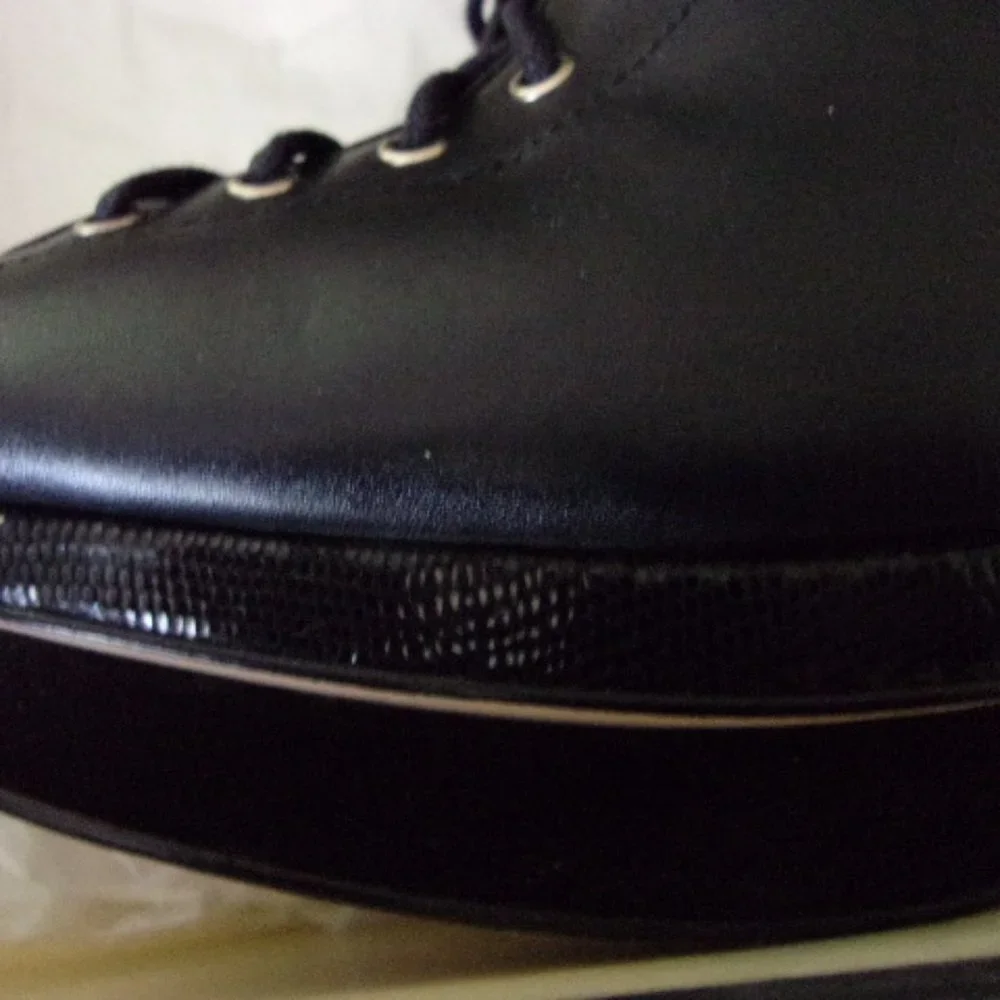 Ann Taylor Lace Up Platform Boot - Picture 4 of 12